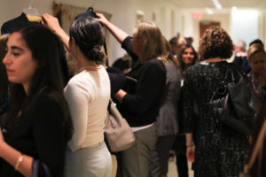 Day Pitney's Women Working Together initiative (WWT) fall fashion show and pop-up shop in the firm's Hartford office