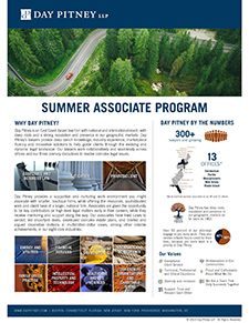 Summer Associate brochure